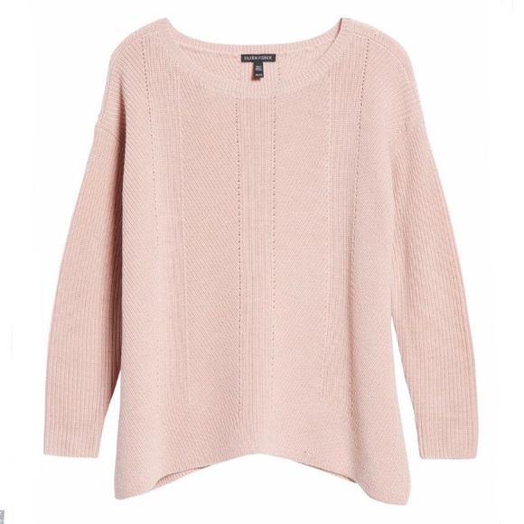 Eileen Fisher Bateau Neck Merino Wool Sweater - Picture 2 of 6